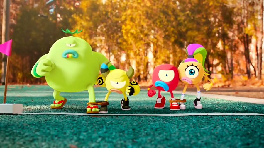 انیمیشن هیولاهای کوچولو - قسمت 37 - مسابقه دو